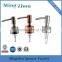 MZ-D08 wholesale cosmetic usage Stainless Steel metal bathroom dispenser lotion pump