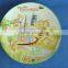 souvenir ceramic plate decal ceramic cake plate