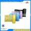 blue green purple garbage all color plastic bags on roll without logo lable
