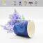 The lovely wooden ripple cups with blue color