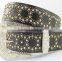 2016 New Design Unisex Genuine Leather Studs Fashion Belt Waist Belt