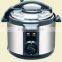 Top pressure cooker with safey valve