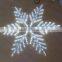 Hanging Christmas ornament 3d motif snowflake lights,light up led snowflake wand winter princess hallow