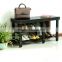 Natural Bamboo Shoe Bench 2-Tier Shoe Storage Racks Shelf Organizer