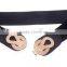 Korea style fashion all-match ladies or women dough twist metal buckle elastic wide waist belt for dress and long coat