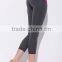 custom 88% nylon 12% spandex grey and rose red tight women wholesale yoga pants