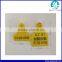 ISO certificate 78*56mm TPU ear tag for cattle tracking