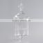 Elegant home glass storage jars with glass lid
