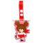 bulk embossing cute bag soft pvc novelty luggage tags