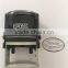 self ink stamp 35x55mm oval stamp rubber sheet engraved