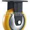 Rigid/Fixed PU Caster Heavy Duty Double Ball Bearing Caster