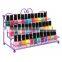Counter Top Free Standing 3 Tiers Metal Nail Polish Rack