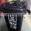 60L plastic garbage bins /trash bins /waste bins with pedal in different color