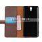 New Product PU Leather Classic Book Folio Case for Sony C5 with Card Slot and Stand