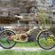 20 inch retro folding bike carbon steel single speed lady folding bike