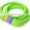 Five password color bicycle lock anti-theft bike lock chain lock cable lock