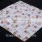 high quality new design wall tile super white glass mosaic tiles