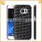 pu+pc carbon fibre/wood grain sticker case for samsung galaxy s7