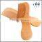 Health Care & Peach Wood Wodden Circular Comb With Handle