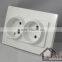 best selling germany pc europe style socket milk white