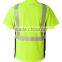 Workwear Black Series Class 2 High Visibility T Shirt with Silver Breathable Reflective Tape