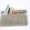 zipper cotton pouch