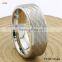 Manufacture's Price Blue Surface Letters 8MM Titanium Ring /Mens Titanium Bands