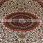 5x8ft pink color silk carpet nain design handmade rag rugs