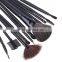 12pcs Professional Makeup Brush Set wholesale with Black Leather Case