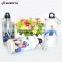 600ml White Coated Sublimation Aluminum Bottle Bicycle Sports Water Bottle LH-03