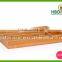Adjustable bamboo kitchen cutlery organizer,cutlery tray, bamboo wooden organizer tray