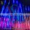 Connectable meteor shower star fall light with RGB effect