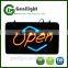 Bright Animated LED Multi Colorful Open Store business window Sign