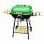 Green color Easily Assembled Feature Type foldable bbq grill