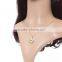 Gift Classic Crown Pendant Necklace Rose Gold/platinum Plated 100%hand Made Fashion Women Jewelry Crystal rhinestone