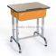 Comfortable and deluxe school single desk and chair in school furniture