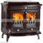mutifuel enamel wood burning stoves, indoor fire place, room heater