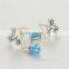 Vintage Flower Shaped Fashion Jewelry Cheap Price Fancy Earrings For Party Girls