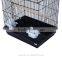Pawhut 36" Feeding Bird Cage - Black