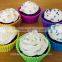 round cup shape DIY baking silicone cake cup liners cupcake mold