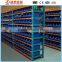 Multilevel heavy duty shelving broom storage rack