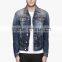 new deisgn vintage washed man denim jacket stone washed denim jacket (LOTJ224)