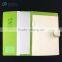 Custom a5 PU leather notebook cover with logo press