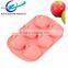 6-Cavity Silicone Apple Cake Mold