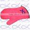 Pink color cotton oven hand gloves