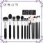 15pcs makeup brushes with top goat hair blush beauty tools makeup brush in pouch