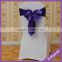 LGS031 factory sale wedding polyester bowtie chair sash wholesale