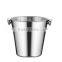 1.3L stainless steel double wall barrel beverage ice buckets with stand