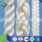 2 inch boat mooring rope with superior strength in white color