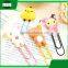 office stationery personalized rubber meta cartoon animal paper clip holder